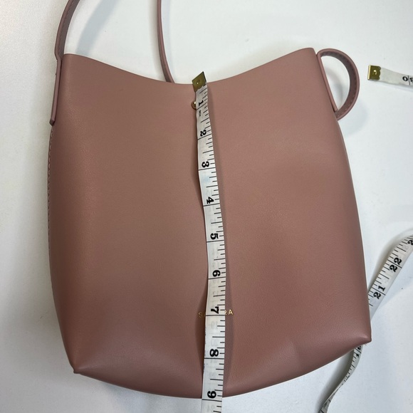 SAMARA Medium Vegan Leather Shoulder Crossbody Bag Peony Pink New W/O Tags - Picture 6 of 11